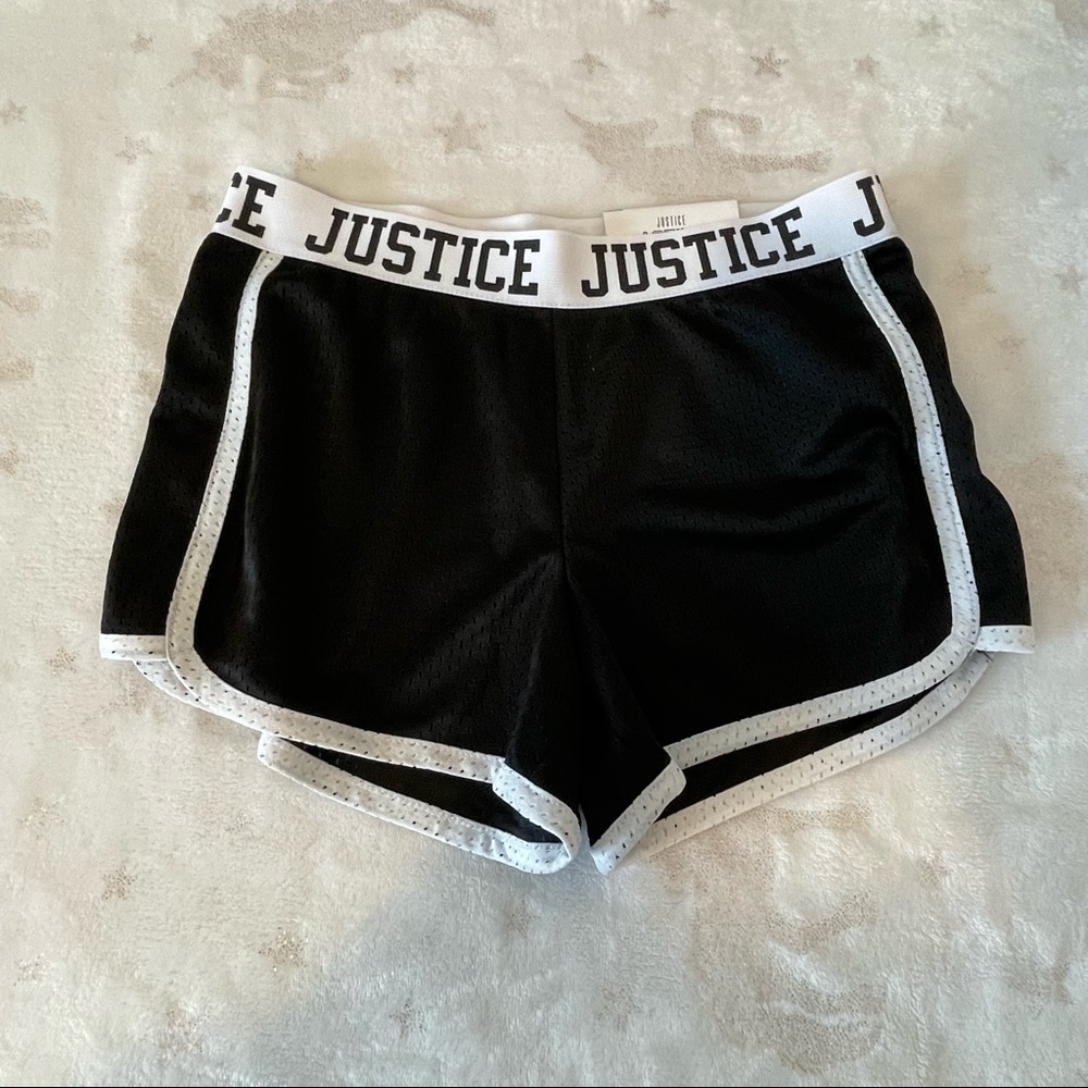 Girls Justice activewear shorts - size 10